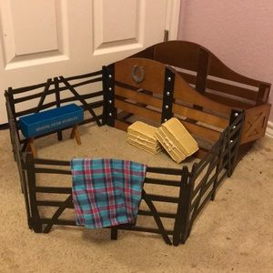American Girl Doll Horse Stable Supplies Set